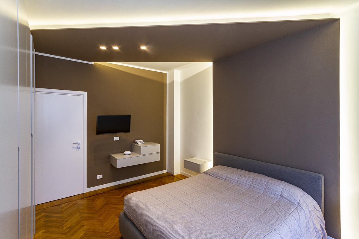 camera dal letto cartongesso
