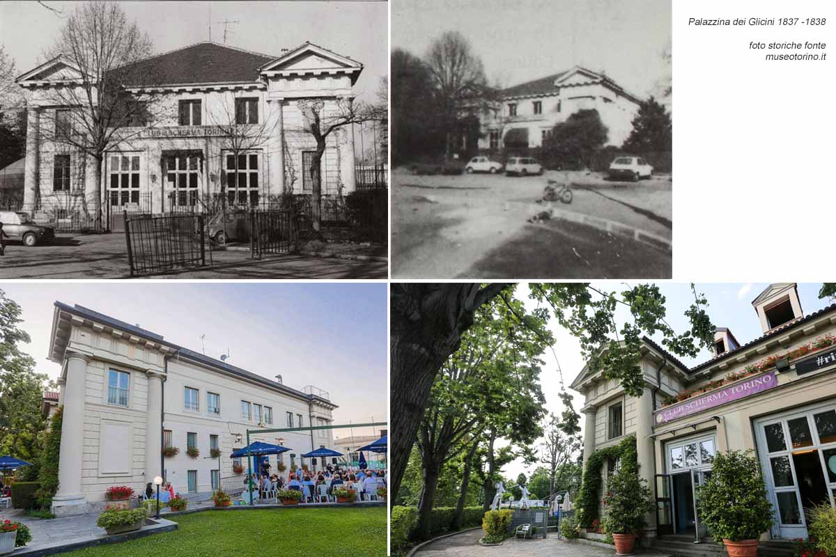 villa glicini foto archivio storico torino